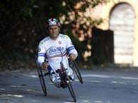Italiano Alessandro Zanardi, ex-piloto de F�rmula 1 e Indy, ir� competir os Jogos Paral�mpicos de Londres 2012. Foto: Reuters