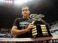 Almagro se sagrou tricampe�o do Aberto do Brasil com a vit�ria sobre o italiano Volandri. Foto: Marcelo Ferrelli/Inovafoto/Divulga��o