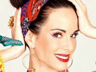 Ana Furtado posa de Carmen Miranda. Foto: Isto�