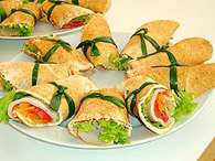 Wrap peito de peru. Foto: Divulga��o