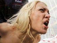 Veja fotos do protesto do grupo Femen. Foto: Reuters