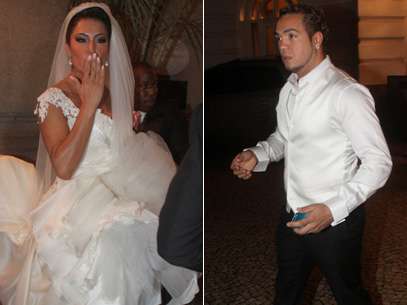 Veja fotos do casamento de Belo e Gracyanne. Foto: AgNews/Montagem