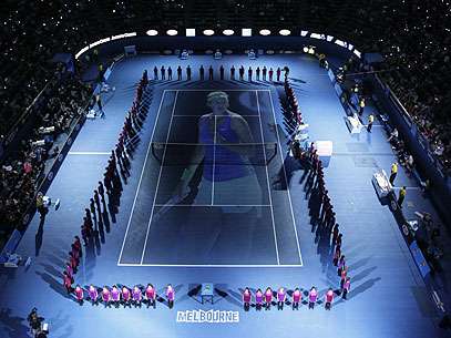 Azarenka n�o deu chances a Sharapova e conquistou seu primeiro t�tulo de Grand Slam. Foto: AP