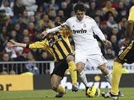 Meia brasileiro fez o primeiro dos tr�s gols do time de Madri na partida contra o Zaragoza Foto: EFE