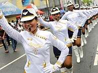 Estudantes participam de um desfile na Cidade do Panam� no Dia da Independ�ncia. Foto: EFE