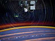 O astronauta Don Pettit registrou uma s�rie de fotografias que resultaram nesta imagem "psicod�lica" da Terra e das estrelas. Foto: Nasa/Divulga��o 
