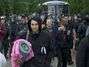 Segundo a pol�cia, a maioria das pessoas acampadas acatou a ordem sem resistir. Foto: AP