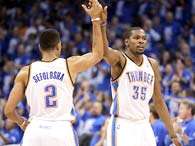 Sefolosha e Durant lideraram time de Oklahoma em vit�ria no terceiro jogo. Foto: AP