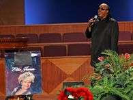 O cantor Stevie Wonder se apresentou neste s�bado no funeral de Etta James, realizado em igreja na Calif�rnia. Foto: AP