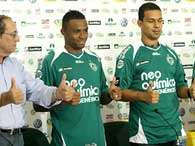 William e Wendel s�o apresentados no Goi�s. Foto: Rosiron Rodrigues/Divulga��o