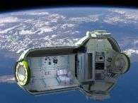 A empresa russa Orbital Technologies revelou planos para criar o que chama de 'hotel espacial' para hospedar turistas na �rbita da Terra. Foto: Orbital Technologies /BBC Brasil
