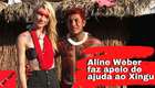 Aline Weber e noivo indígena pedem ajuda ao Xingu