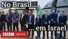 Covid-19: comitiva brasileira adere à máscara em Israel