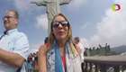Eugenia en los Juegos: Visita al Cristo de Corcovado