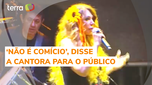 Elba Ramalho reage a gritos de 'Fora Bolsonaro' em show