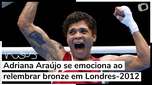 Adriana Araújo chora ao relembrar bronze no boxe em Londres