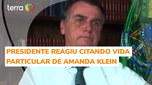 Bolsonaro gets mad at the question and says her journalist husband is voting for him