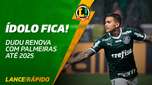 To throw!  Fast - End of the soap opera: Dudu remains at Palmeiras until 2025