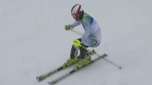 Brasileiro erra percurso e desiste de prova no slalom