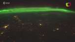 Astronauta registra espetáculo da aurora boreal do espaço