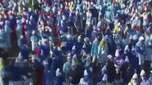 Cidade alemã bate recorde mundial de "encontro de smurfs"

