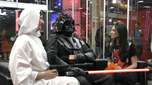 Darth Vader e Princesa Leia invadem estúdio do Terra na BGS
