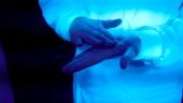 Luz ultravioleta mostra como germes se espalham pelas mãos e como lavagem correta é essencial