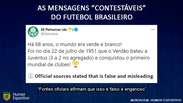 Veja publicações "contestáveis" do futebol brasileiro