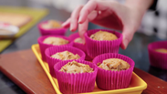 Bolinho de maçã com aveia e canela
