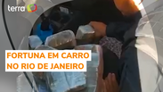 PRF apreende mais de R$ 500 mil escondido em carro no RJ