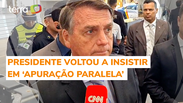 Bolsonaro não responde se entregará cargo, caso perca eleição