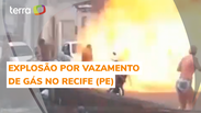 Vazamento de gás causa explosão no Recife (PE)