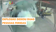 Veja o momento em que carro explode em posto no RJ