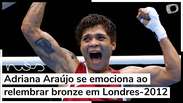 Adriana Araújo chora ao relembrar bronze no boxe em Londres