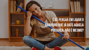 Como fazer uma limpeza r&aacute;pida no banheiro