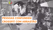 Clientes confundem corrida de crossfit com arrastão em bar no Recife