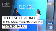 Tebet se confunde: 'Bolsonara'