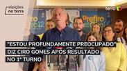 "Preocupado com o Brasil", diz Ciro Gomes em pronunciamento após derrota no 1º turno