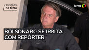 Questionado sobre discurso de fraude, Bolsonaro se irrita com repórter: "Não grita aqui, não"