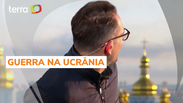 Rep&oacute;rter brasileiro &eacute; surpreendido por m&iacute;ssil em Kiev