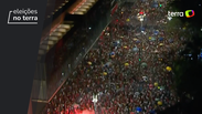 Veja imagens da comemoração de apoiadores de Lula em SP e no RJ