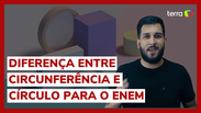 Relembre as diferen&ccedil;as entre circunfer&ecirc;ncia e c&iacute;rculo
