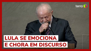 Lula se emociona e chora em discurso de diplomação: "É a certeza que Deus existe"