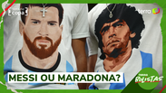 "Hoje j&aacute; n&atilde;o h&aacute; discuss&atilde;o que Messi &eacute; mais jogador que Maradona", diz rep&oacute;rter