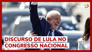 Veja a íntegra do discurso de posse de Lula no Congresso Nacional