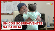&Uacute;nicos sobreviventes na fam&iacute;lia, av&ocirc; se emociona ao reencontrar neta ap&oacute;s separa&ccedil;&atilde;o por terremotos