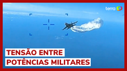 Caça russo ataca drone dos EUA sobre o Mar Negro