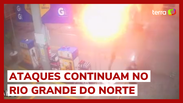 Em novo ataque, criminosos ateiam fogo em posto de combustíveis em Natal (RN)