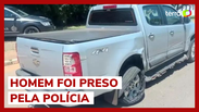 Em helicóptero, PMs perseguem suspeito de roubar carro e causar acidentes no DF