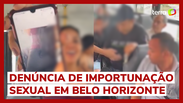 Mulher confronta homem por importunação sexual dentro de ônibus em BH: 'Safado'